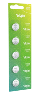 PILHA ELGIN LITIO 03V BAT 2025 5UN