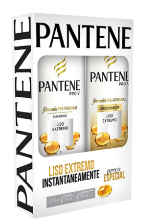 KIT PANTENE LISO EXT SH+COND 175ML