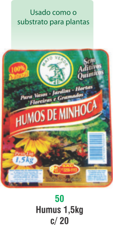 HUMUS DE MINHOCA PCT. 1,5KG