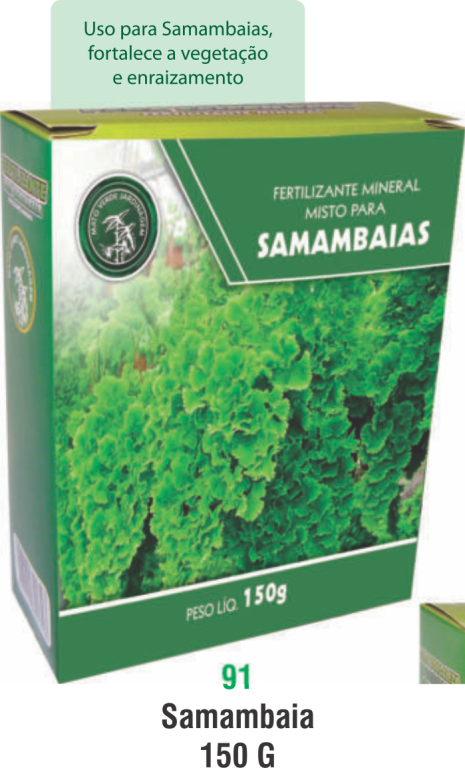 SAMAMBAIA CAIXA 150 G