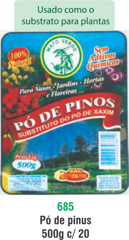 PO CASCA DE PINUS 500 G