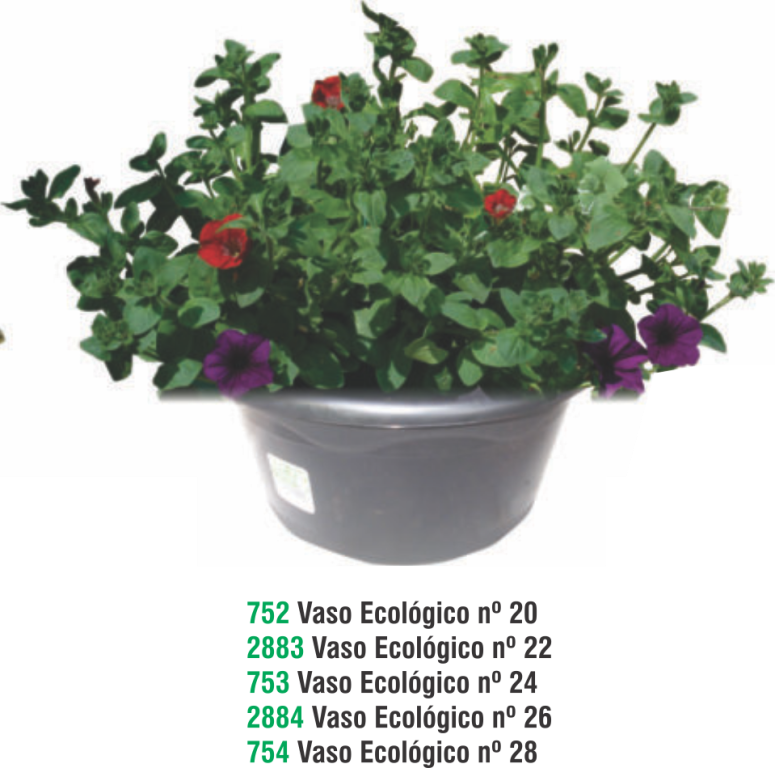 VASO ECOL. PLAST. INDIVIDUAL 20