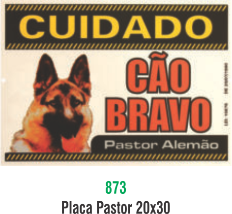 PLACA PASTOR 20X30