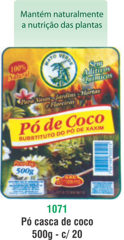 PO CASCA DE COCO 500 G