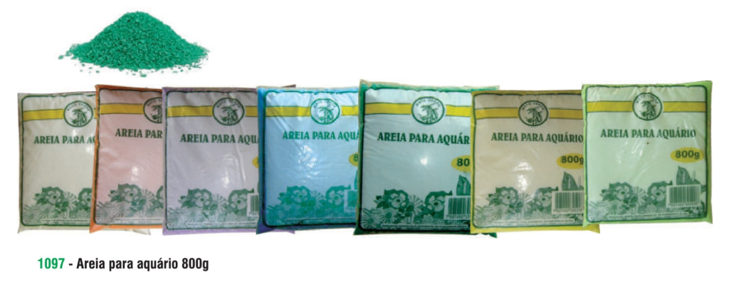 AREIA P/ AQUARIO 800 G