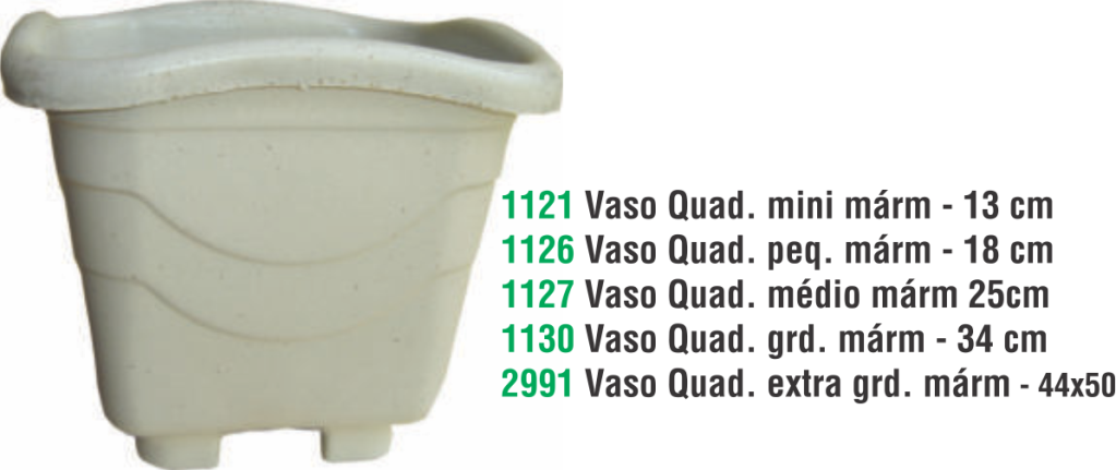 VASO QUAD. MEDIO MARMORE 25C