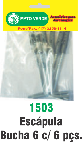 ESCAPULA C/ BUCHA 06 C/ 3 PC