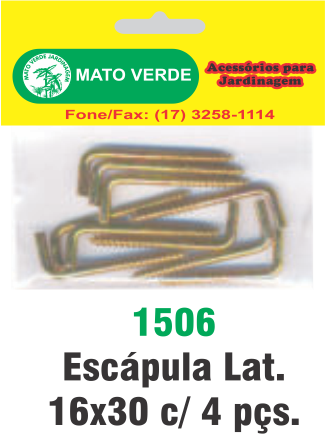 ESCAPULA LATONADA 16X30 C/3 PC
