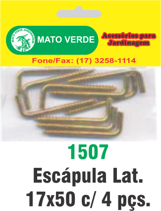ESCAPULA LATONADA 17X50 C/3 PC