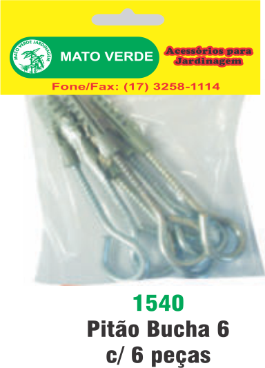PITAO BUCHA 06 C/ 3 PÇ