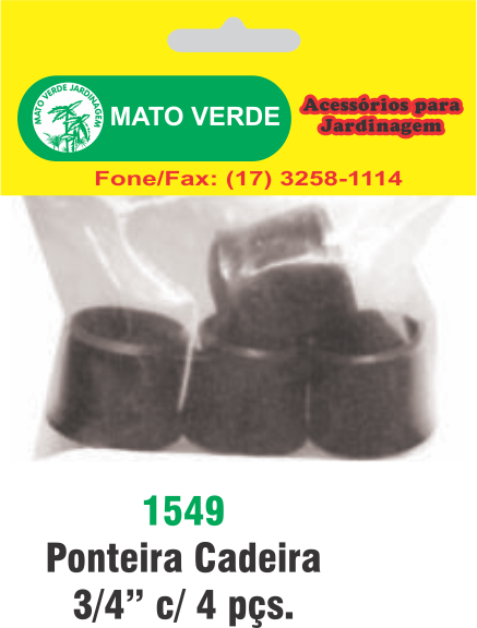PONTEIRA DE CADEIRA 3/4 C/ 4 PÇ