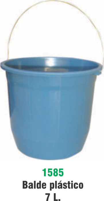 BALDE PLASTICO 07 LITROS