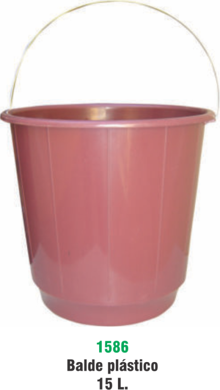 BALDE PLASTICO 15 LITROS