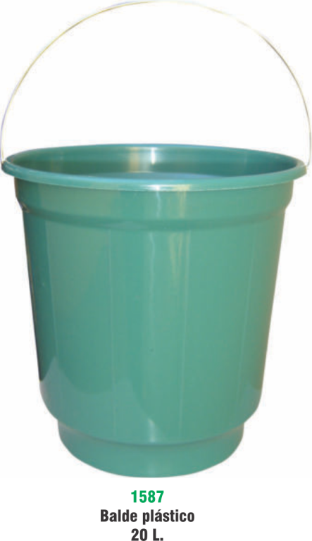 BALDE PLASTICO 20 LITROS