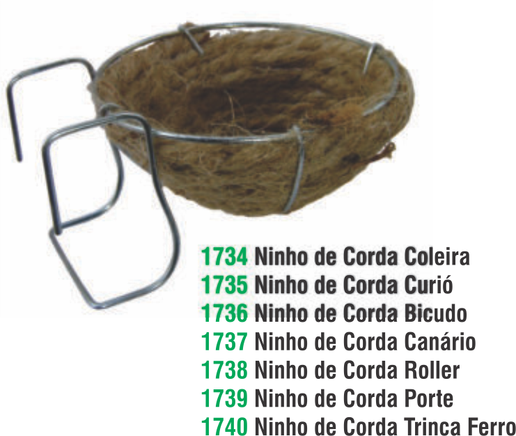 NINHO DE CORDA P/ TRINCA FERRO