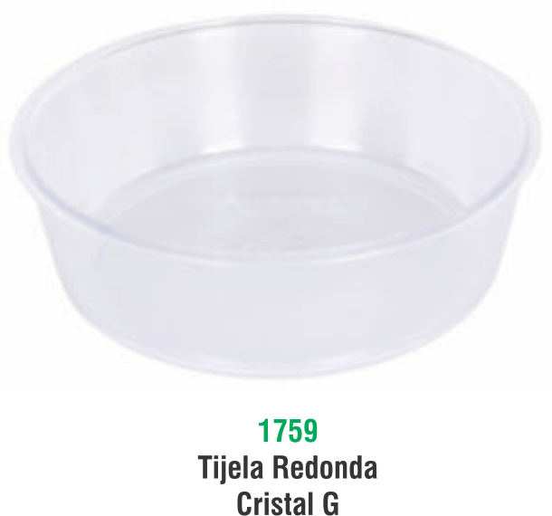 TIGELA REDONDA EM CRISTAL G