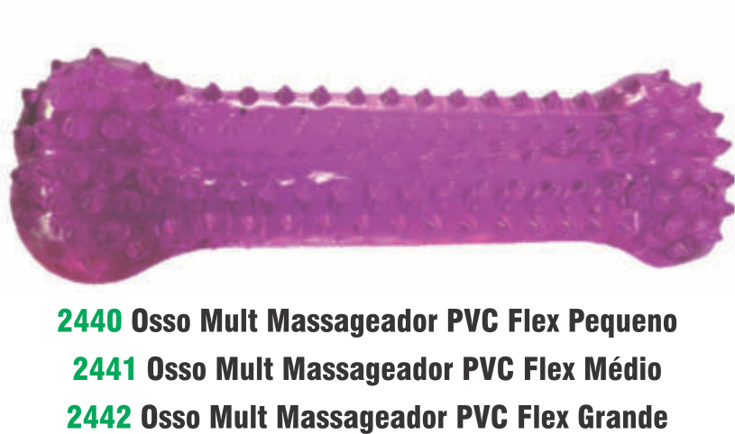 OSSO MULT MASSAGEADOR PVC FLEX PEQ