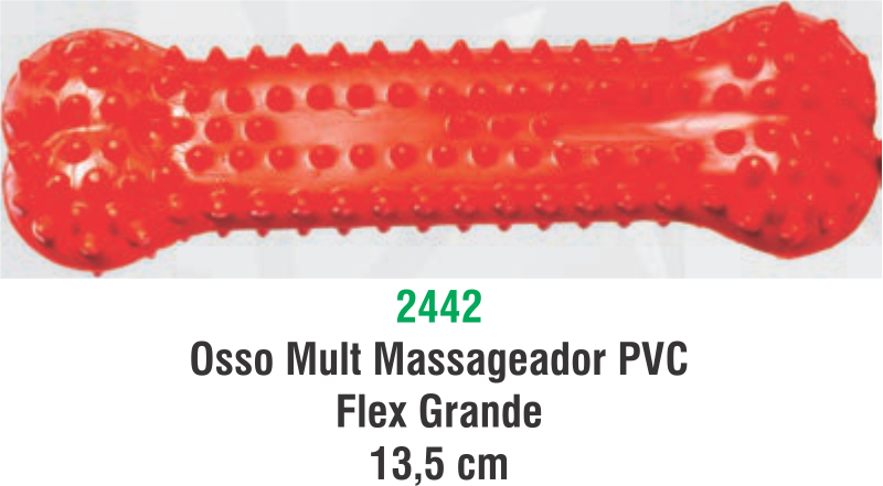 OSSO MULT MASSAGEADOR PVC FLEX GDE