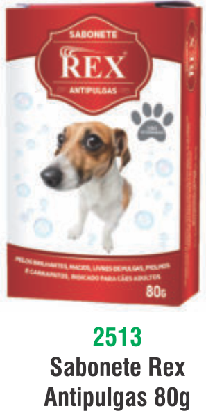 SABONETE REX ANTIPULGAS 80 GR