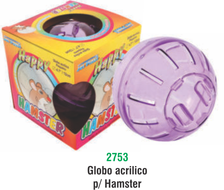 GLOBO ACRILICO P/ HAMSTER