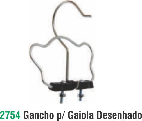 GANCHO P/ GAIOLA DESENHADO
