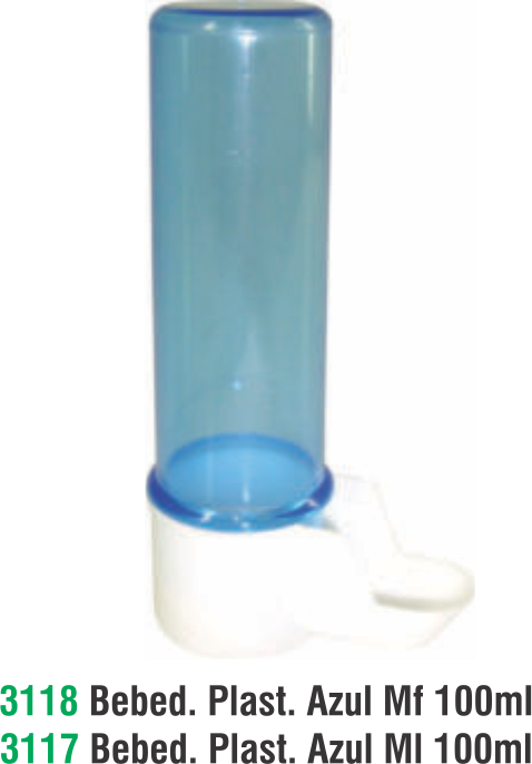BEBED PLAST AZUL ML 100ML P/ PASS