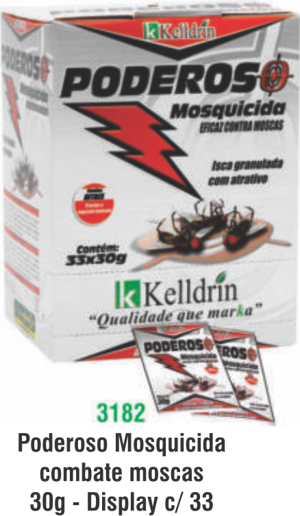 PODEROSO MOSQUICIDA 30G - DISPLAY C/33