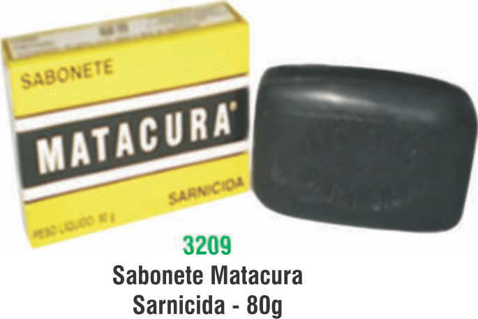 SABONETE MATACURA SARNICIDA 80G