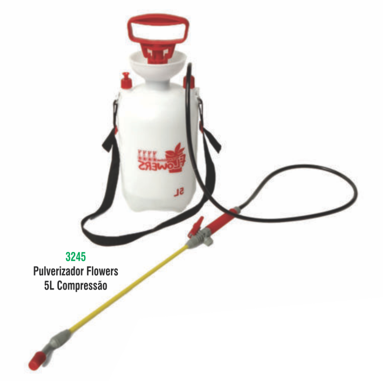 PULVERIZADOR FLOWERS 5L COMPRESSAO