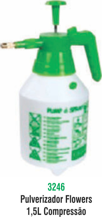 PULVERIZADOR FLOWERS 1,5L COMPRESSAO