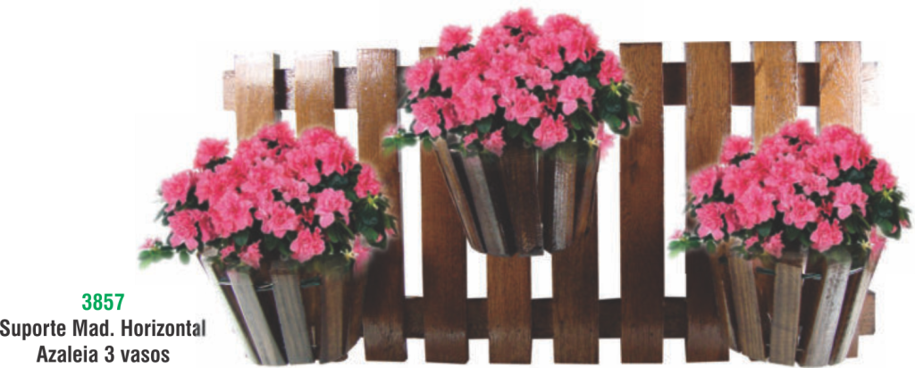 SUP.MADEIRA HORIZONTAL AZALEIA 3 VASOS