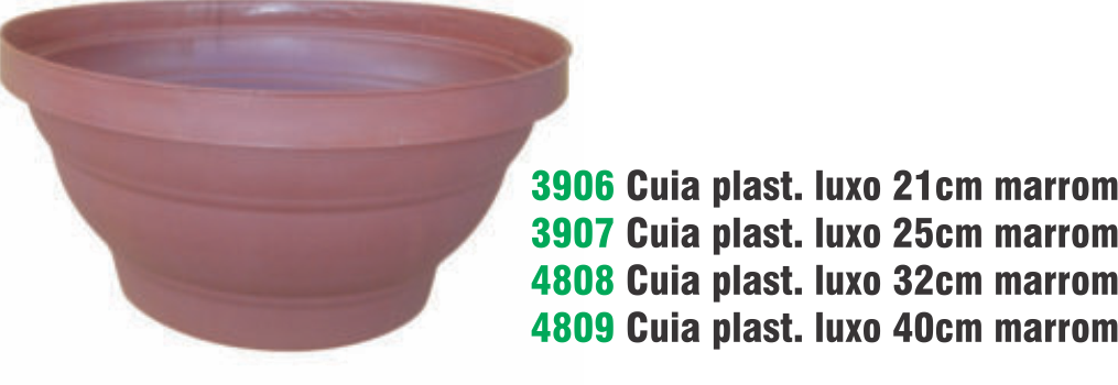CUIA LUXO MARROM 21 CM 1,5LT
