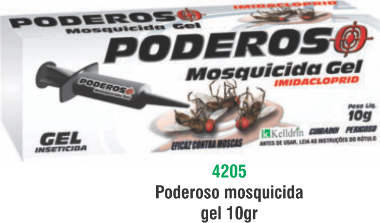 PODEROSO MOSQUICIDA GEL 10G