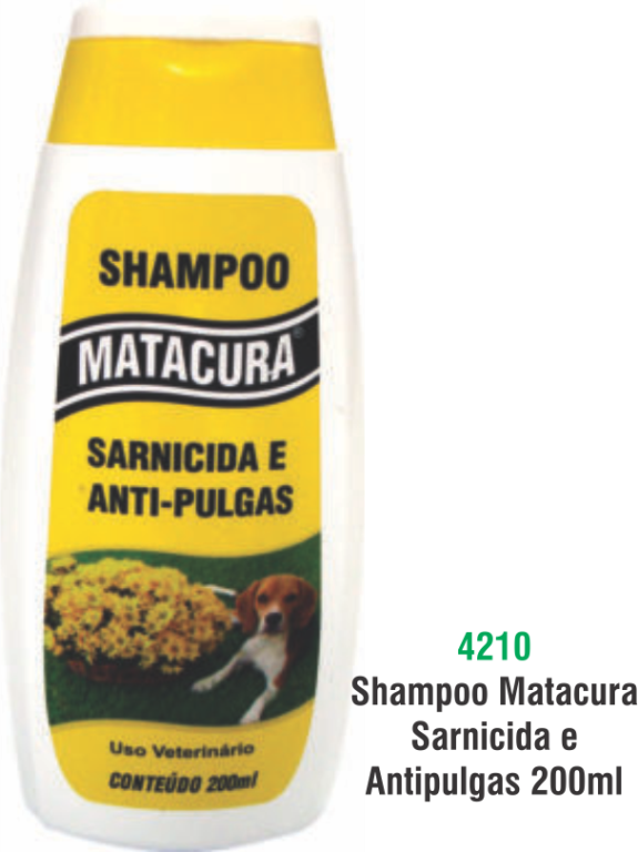 SHAMPOO MATACURA SARNICIDA E ANTI-PULGAS 200ML