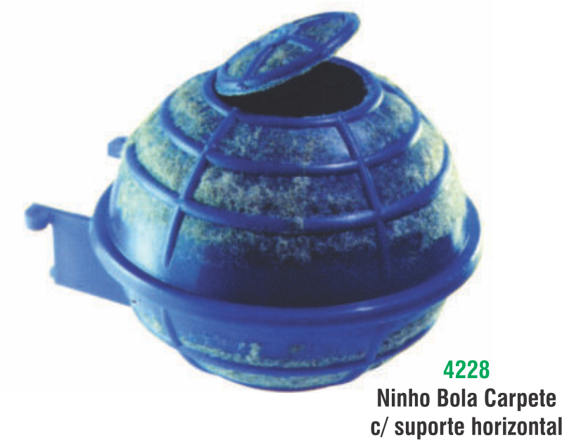 NINHO BOLA CARPETE C/SUPORTE HORIZONTAL