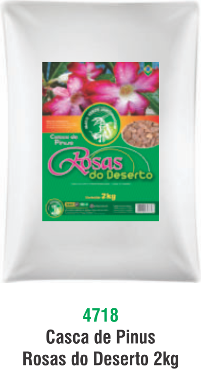 CASCA DE PINUS P/ ROSAS DO DESERTO 2 KG