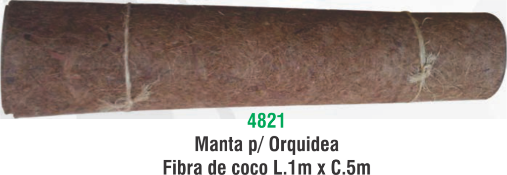 MANTA P/ ORQUIDEA FIBRA DE COCO L. 1M X C.5M
