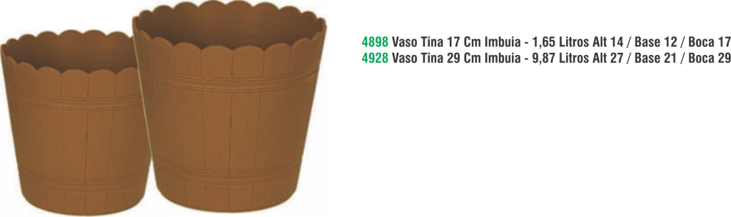 VASO TINA IMBUIA 17X14 CM