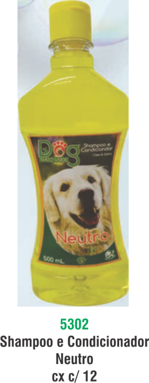 SHAMPOO  E COND. DOG MATO VERDE NEUTRO - 500ML