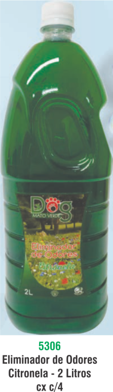 ELIM. DE ODORES DOG MATO VERDE CITRONELA - 2L