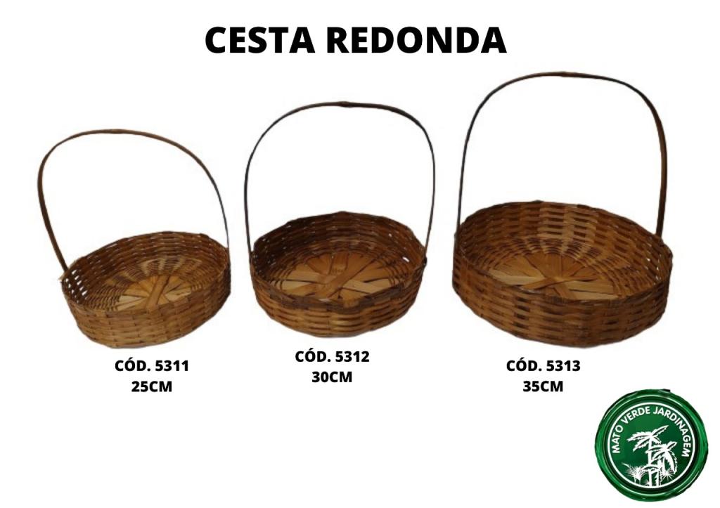 CESTA REDONDA 25CM