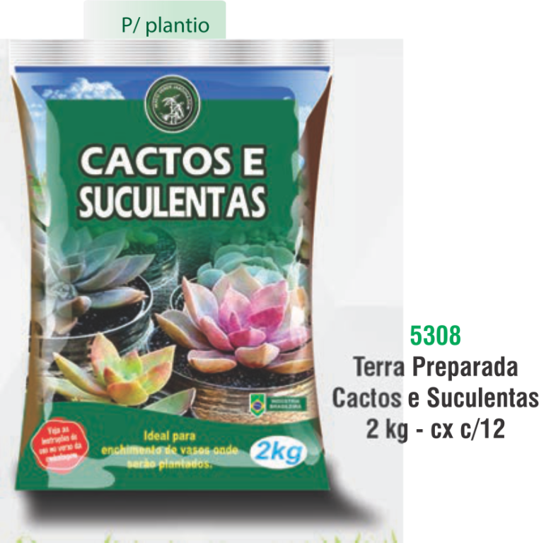 TERRA PREPARADA CACTOS E SUCULENTAS 2 KG