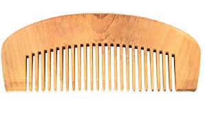 Pente De Madeira Para Barba E Bigode