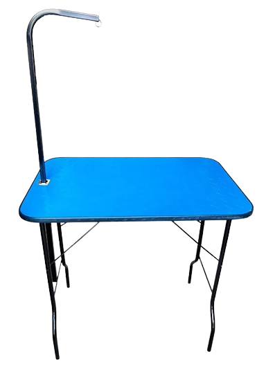 MESA DE TOSA DOBRÁVEL COM GIRAFA TAMPO 60CM X 90CM - AZUL