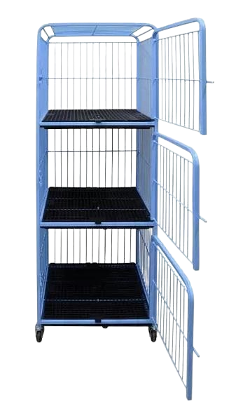 CANIL/GATIL PET MIX 03 LUGARES FIXO - AZUL