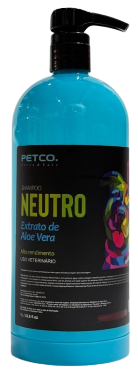 SHAMPOO NEUTRO COM EXTRATO DE AVEIA 1 LITRO - 1:10