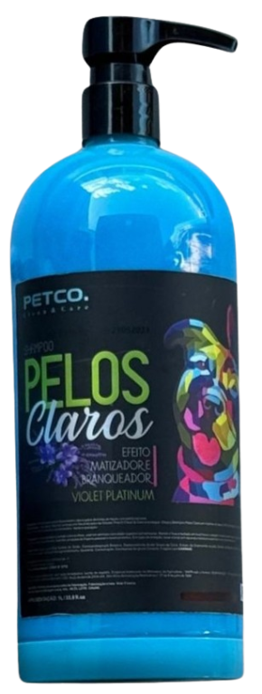 SHAMPOO PELOS CLAROS VIOLET PLATINUM + NANO CAMOMILA 1 LITRO - 1:10