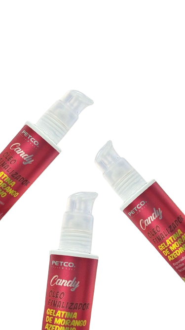 ÓLEO FINALIZADOR/REPARADOR DE PONTAS GELATINA DE MORANGO AZEDINHO - 120 ML