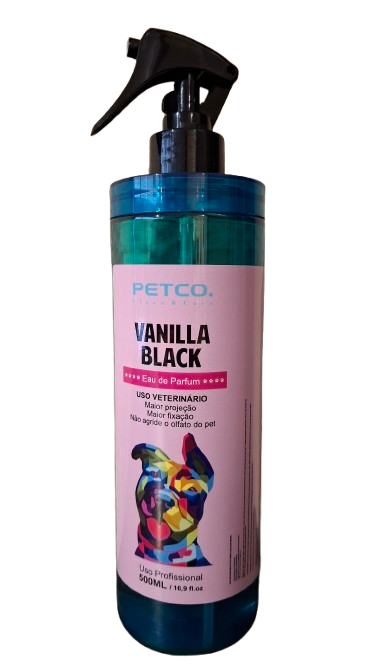 EAU DE PARFUM VANILLA BLACK ( FRUTAL/FLORAL) - 500 ML