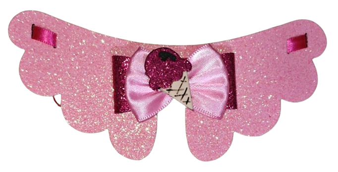 GARGANTILHA EVA SORVETE - 5 UNIDADES